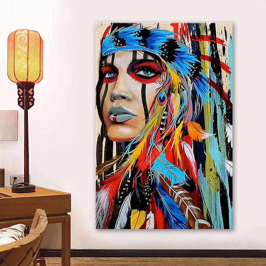 Hang-Painted öljymaalaus Maalattu - Abstrakti Ihmiset Klassinen Moderni Ilman Inner Frame / Valssatut kankaat 2025 - $116.99 –P3
