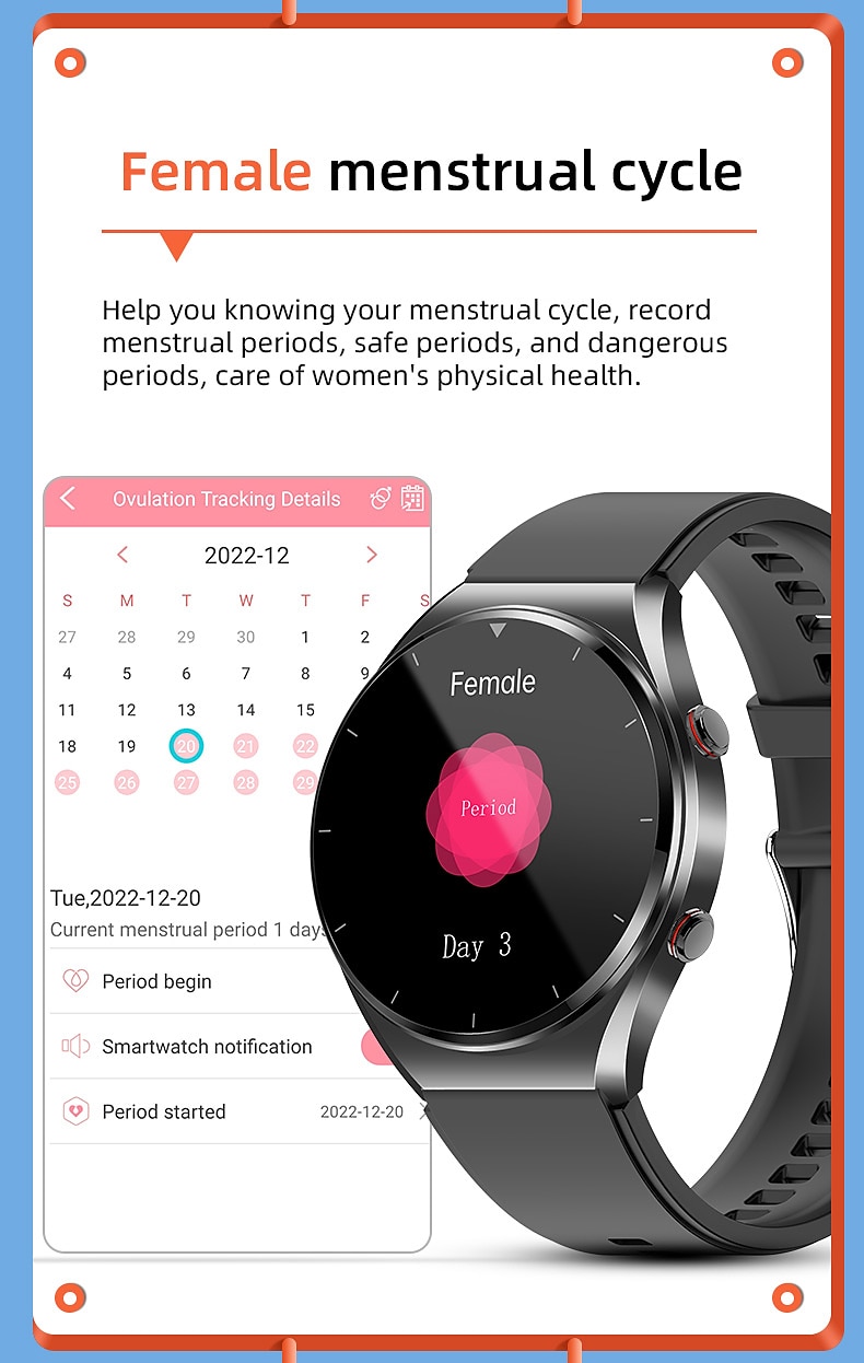 696 E09 Умные часы 1.32 дюймовый Умный браслет Bluetooth ЭКГ + PPG Контроль температуры Педометр Совместим с Android iOS Женский Мужчины Пользовательский набор Всегда на дисплее IP 67 2025 - $73.99 –P18