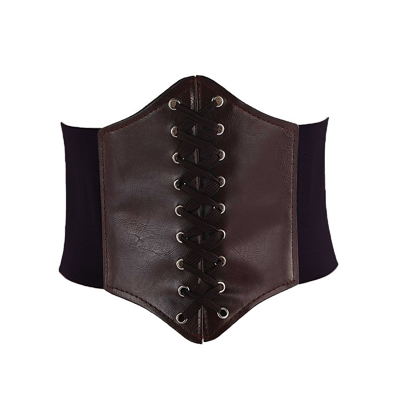 Per donna Cintura larga Cintura a corsetto Similpelle Senza fibbia Geometrica Da cerimonia Feste Giornaliero Bianco Nero Rosso Caffè del 2025 a $8.49 –P4