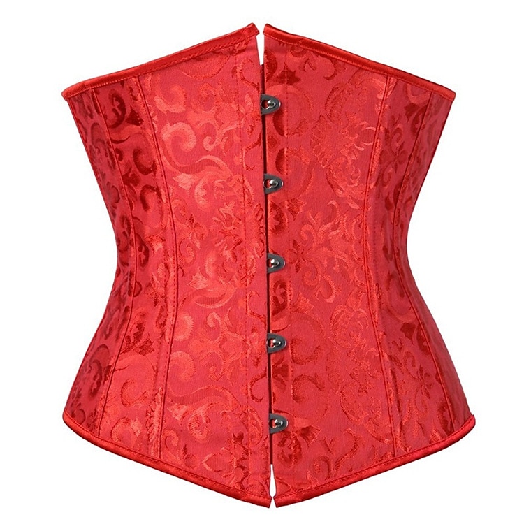 Rococò Punk & Gotico Medievale Biancheria intima Sottobusto Bustino 14 ossa di plastica Costume Per donna Matrimonio Ospite di nozze Adulti Corsetto del 2026 a $23.99 –P5