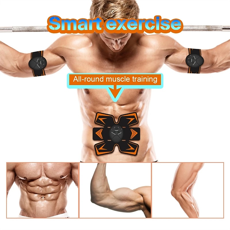 EMS Abdominal Muscles Training Stickers Electric Abdominal Stimulator Fitness Body Slimming Massager Weight Loss For Men Women Valentine's Day Gift 2026 - $24.99 –P2