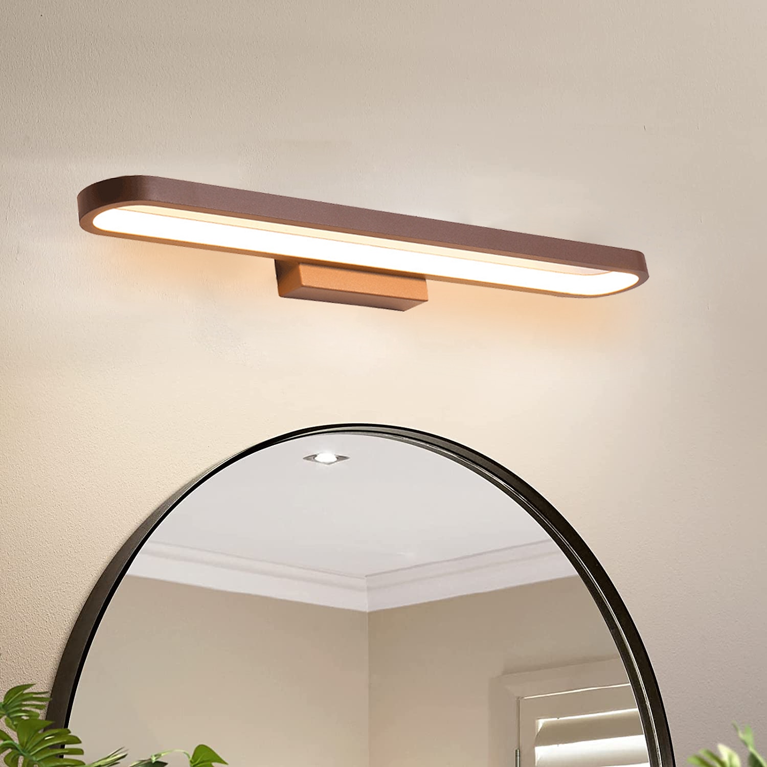 15.6in 23.5in 31.2in lampada da parete a led moderna e minimalista soggiorno camera da letto bagno toletta caffè nero lampada frontale a specchio ac220v ac110v del 2025 a $66.99 –P2