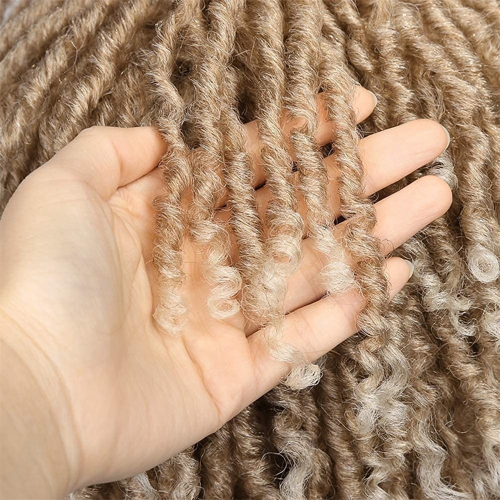 dreadlock pruik korte twist pruiken voor zwarte vrouwen en mannen afro krullend synthetische pruik 2025 - $47.99 –P18
