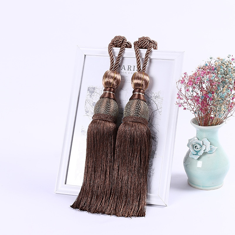 fermacravatta per tende in corda fermacravatte con frange per tende fermacravatte tende per finestre forniture per tende accessori per stanze in corda del 2025 a $16.99 –P7