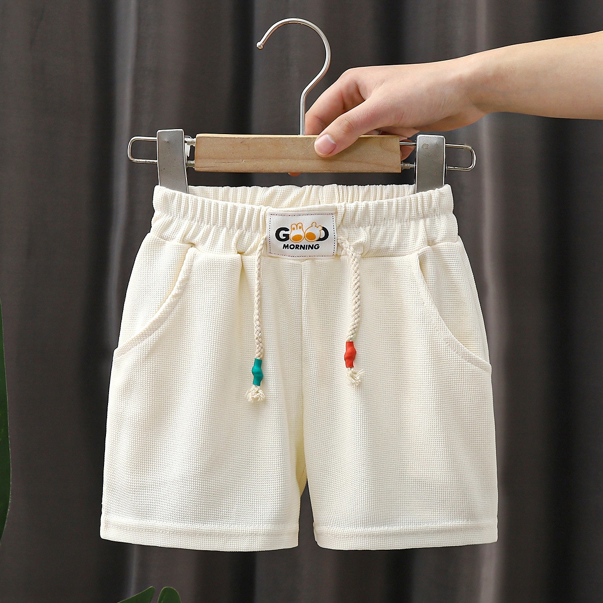 Bambino Da ragazzo Pantaloncini Tinta unica Comfort Corti Esterno Cotone Adorabile Giornaliero Nero Blu marino Blu Reale Vita media del 2026 a $7.49 –P1