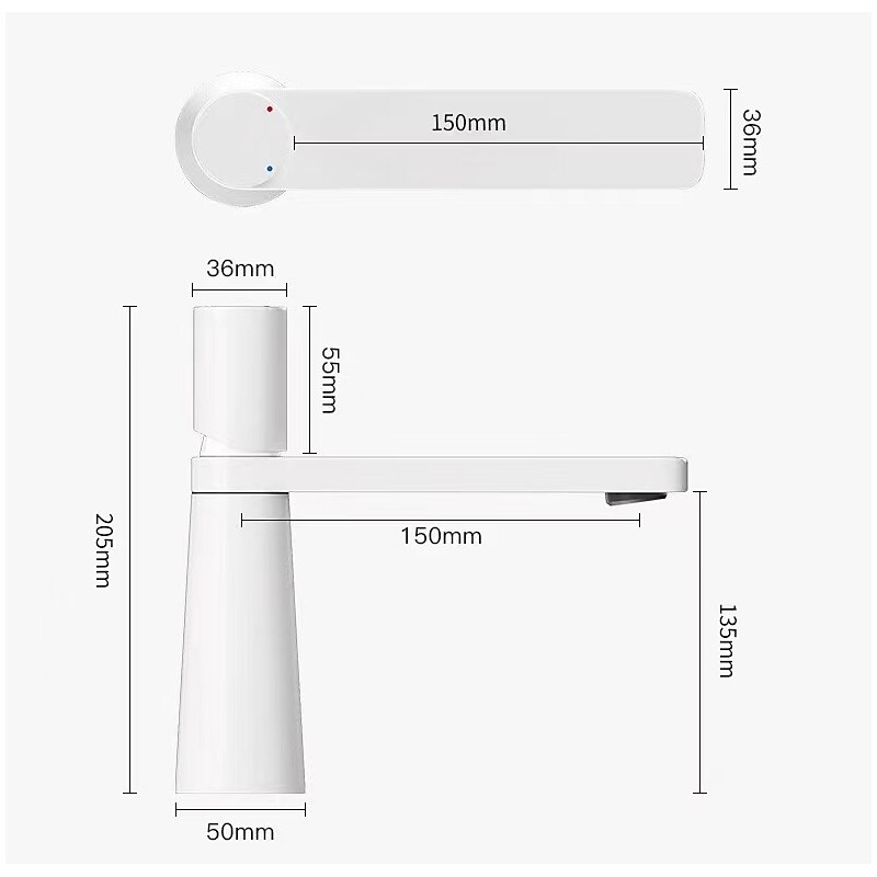 смеситель для раковины в ванной комнате, моноблочные смесители для умывальника, одна ручка, одно отверстие для монтажа на столешницу, со шлангом для горячей и холодной воды, краны для латунных сосудов 2026 - $85.99 –P1