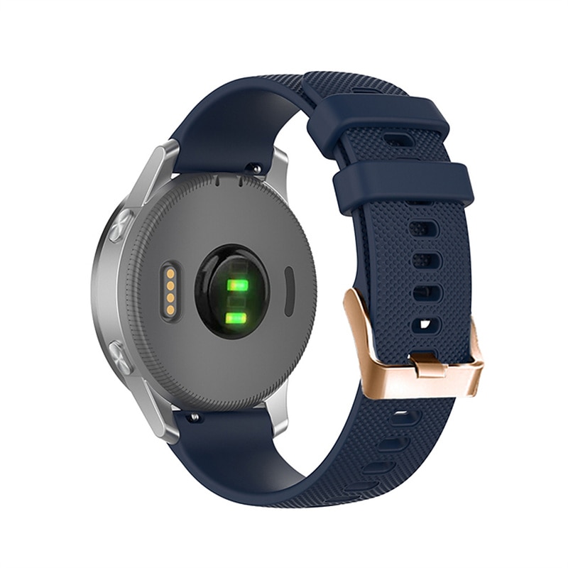 Bracelet silicone étanche 18mm 20mm pour Garmin Forerunner 265S 255S Active 5 Venu 3S 2S Sq 2 Plus Vivoactive 4S 3 Vivomove Sport, réglable de 2025 ? NZ $19.89 –P7