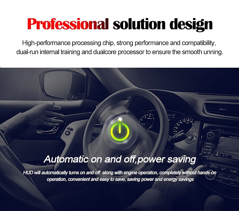 Obd2 gps auto projector m8 mph kmh auto hud snelheidsmeter voorruit 3.5 ''screen size hd auto head-up display alarm accessoires 2025 - $58.99 –P12