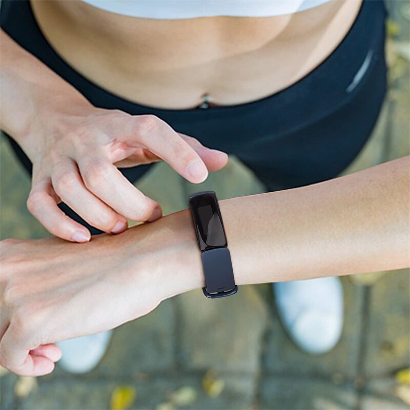 3 pacotes Pulseira de Smartwatch Compatível com Fitbit Inspire 3 Inspire 2 / Inspire HR / Inspire Silicone Relógio inteligente Alça Impermeável Ajustável Mulheres Homens Pulseira Esportiva de 2025 por $17.99 –P7