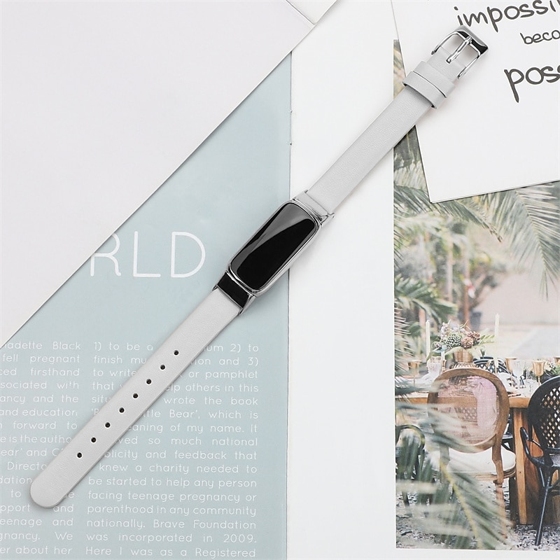 Reim til Smartklokke Kompatibel med Fitbit Luxe Ekte lær Smartklokke Stropp Justerbar Kvinner menn Sportsrem Erstatning Armbånd 2025 - $17.99 –P18