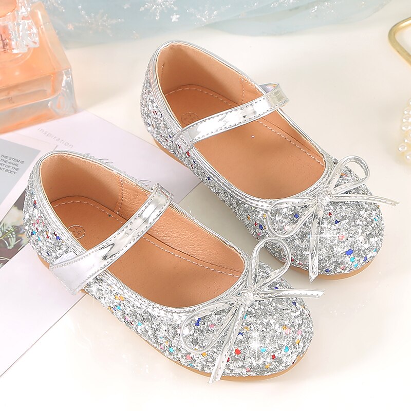 Mädchen Flache Schuhe Täglich Schuhe für das Blumenmädchen Prinzessin Schuhe Schulschuhe Glanz Tragbar Federung Atmungsaktivität Prinzessin Schuhe Kleine Kinder (4-7 Jahre) Kleinkinder (2–4 J.) 2025 - $42.99 –P9