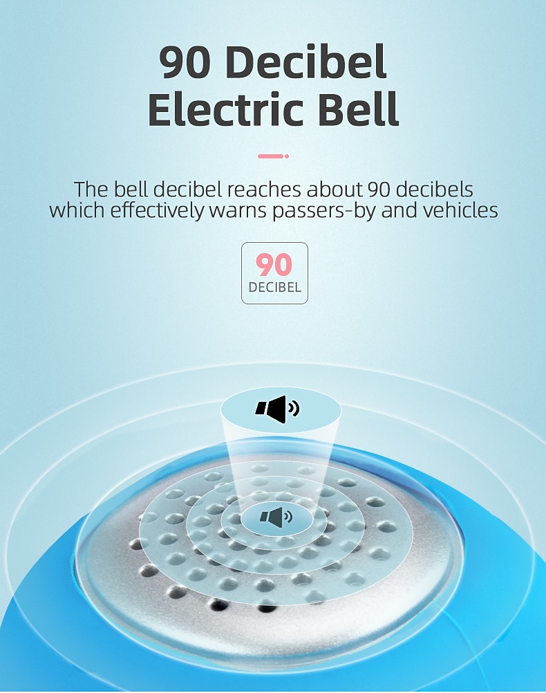 Electric Bicycle Bell 90db Horn Rain Proof MTB Bicycle Handlebar Silicone Shell Ring Bicycle Bell Accessories 2025 - $17.99 –P6