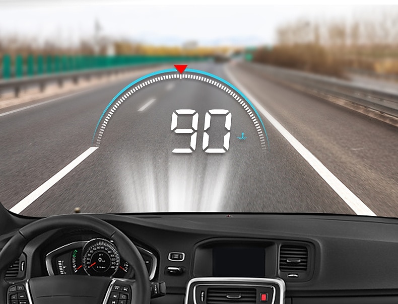 Obd2 gps auto projector m8 mph kmh auto hud snelheidsmeter voorruit 3.5 ''screen size hd auto head-up display alarm accessoires 2025 - $58.99 –P15