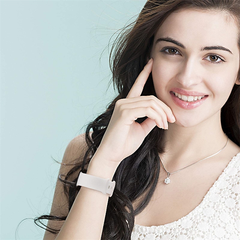 4 pachet 3 pachet Bandă de ceas inteligent Compatibil cu Fitbit Versa 4 Sense 2 Versa 3 Sense Silicon moale Ceas inteligent Curea Ajustabil Femei barbati Banderolă Sport Înlocuire Brăţară 2025 - $12.99 –P14