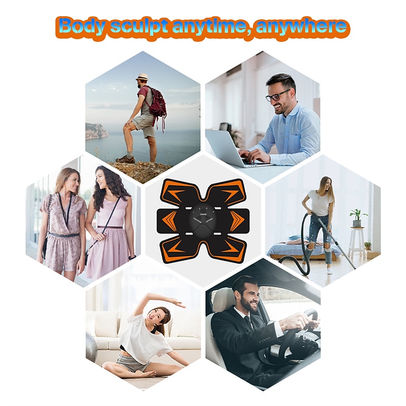 EMS Abdominal Muscles Training Stickers Electric Abdominal Stimulator Fitness Body Slimming Massager Weight Loss For Men Women Valentine's Day Gift 2026 - $24.99 –P13