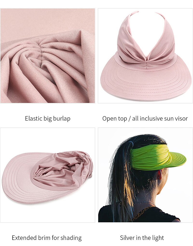Spring And Summer New Hat Female Sun Visor Baseball Cap Female Anti-ultraviolet Personality Adult Empty Top Hat 2025 - $20.99 –P2