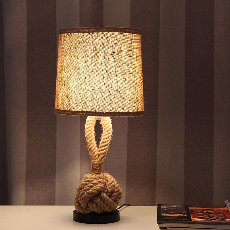 Table Lamp Decorative Rustic / Lodge / Nordic Style LED power supply For Bedroom / Study Room / Office 220-240V Linen 2026 - $273.79 –P3