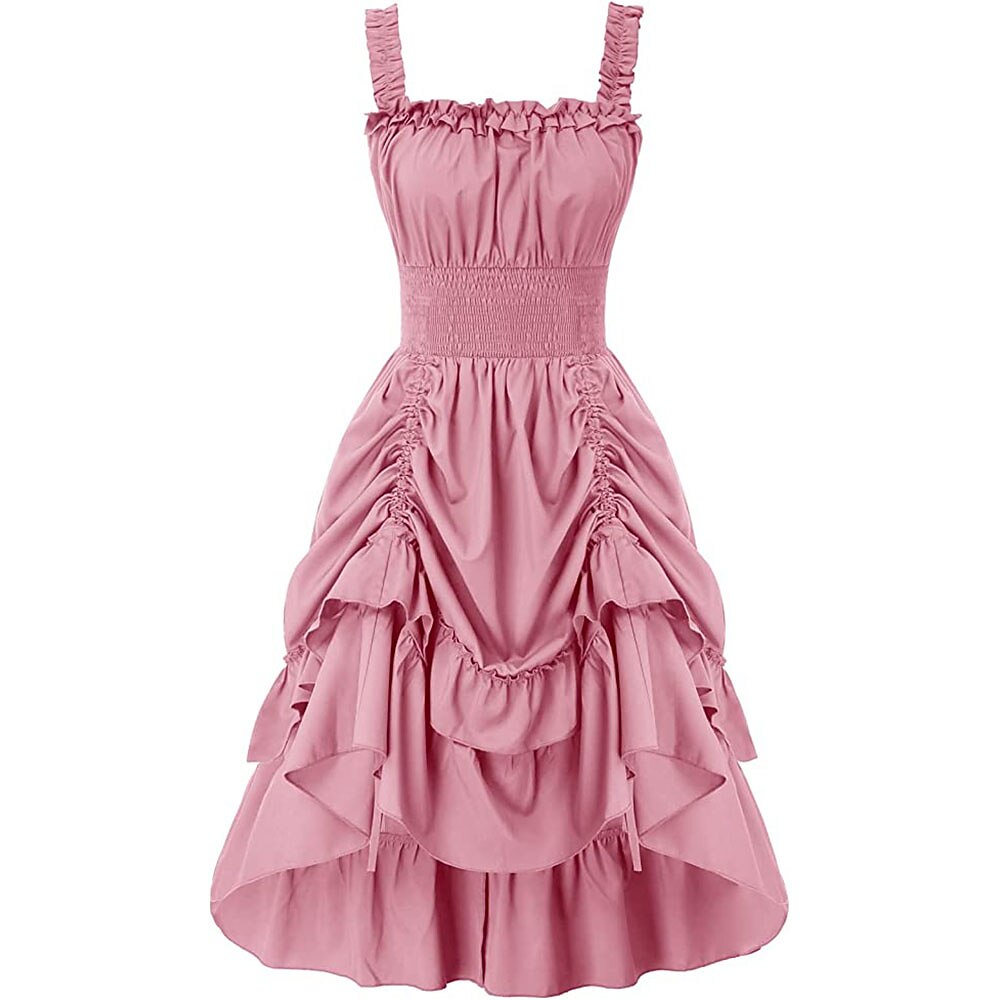 open lace back dress Dark Fantasy dress with corset main image 1