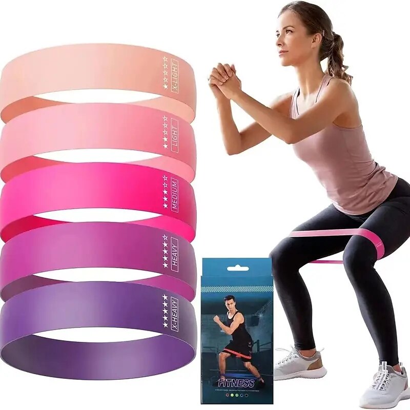 5 unids/set cinta de resistencia de banda elástica diferente para ejercicio físico 2025 - $16.49 –P6