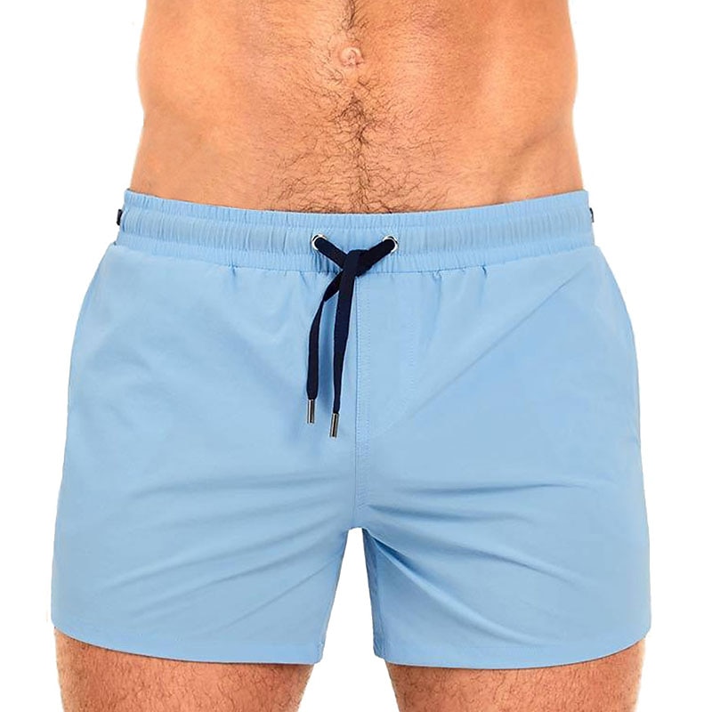 Men's Swimwear Swim Shorts Swim Trunks Boxer Swim Shorts Shorts Plain Comfort Breathable Outdoor Daily Going out Sports Hawaiian White Pink 2025 - $20.99 –P16