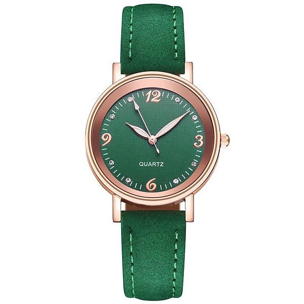 Reloj de cuarzo de lujo para mujer, reloj de pulsera de cuarzo a la moda para mujer, pulsera de color de moda diversa y concisa de gama alta para reloj informal a juego para mujer 2025 - $16.99 –P19