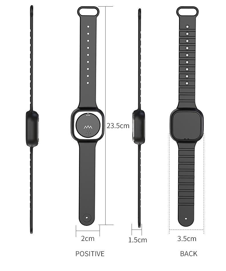 Ultrasonic Anti-Mosquito Bracelet – Wearable Slim Bracelet for Children, Adults, Pregnant Women, Outdoor Use 2025 - $14.99 –P12
