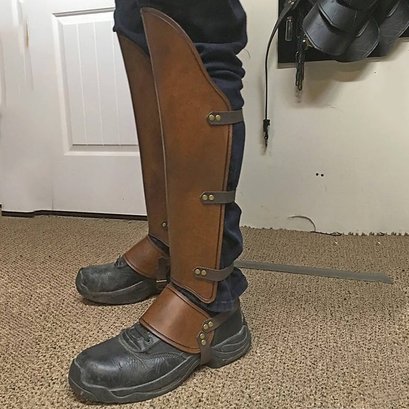 Retrò Vintage Punk & Gotico Medievale Mascherata Tutore per le gambe Ghette Cavaliere Vichingo Crociato Costume Per uomo Unisex Vichingo Halloween Mascherata Performance Feste Palcoscenico Adulti del 2025 a $30.99 –P10