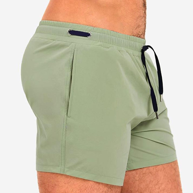 Men's Swimwear Swim Shorts Swim Trunks Boxer Swim Shorts Shorts Plain Comfort Breathable Outdoor Daily Going out Sports Hawaiian White Pink 2025 - $20.99 –P9