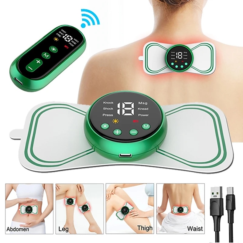 Smart Neck Massager Heating EMS Pulse Neck Massage Apparatus Heat