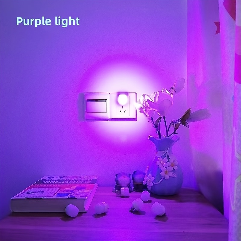 Мини-красочные ночные огни usb plug lamp 5v 1w супер яркая защита глаз книжный свет компьютер мобильная зарядка usb маленький светодиодный ночник 2025 - $8.49 –P8