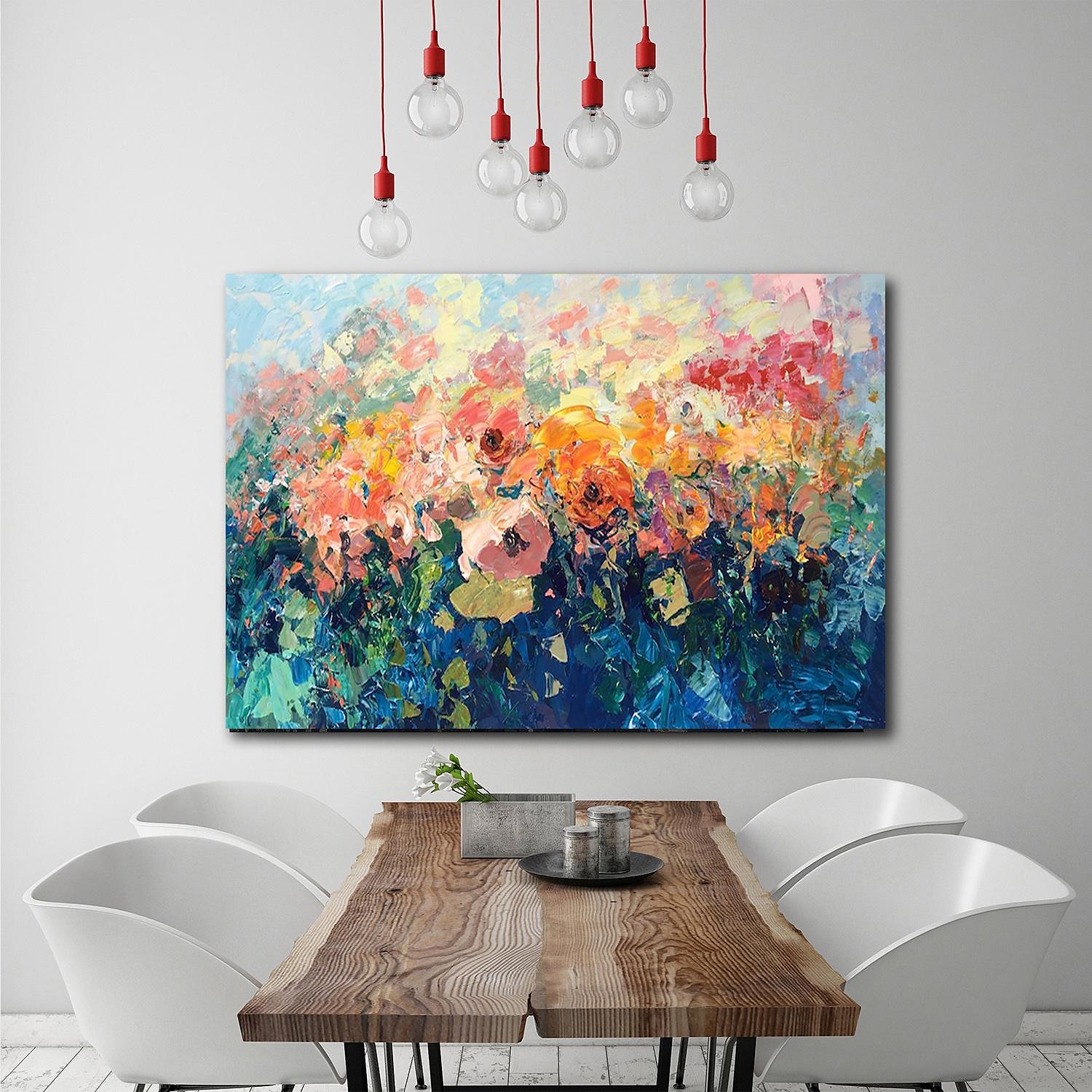 wall art canvas prints schilderij kunstwerk foto abstract mes schilderij bloem landschap woondecoratie decor gerold canvas geen frame unframed unstretched 2025 - $133.99 –P4