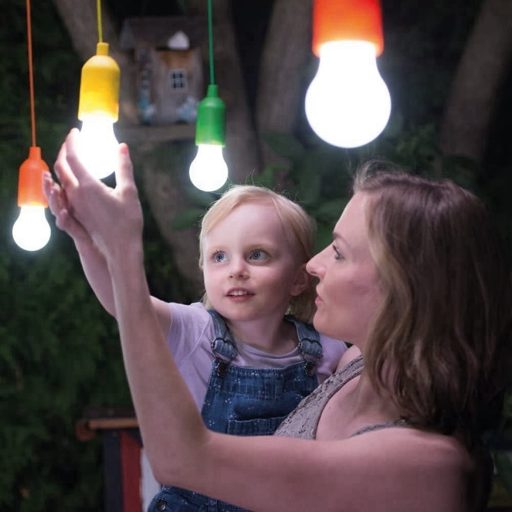 1/4/8 Pcs LED Portable Colorful Pull Cord Light Tent Camping Pull Cord Light Bulb Retro Lighting Light Pull Cord Night Light 2025 - $8.49 –P9