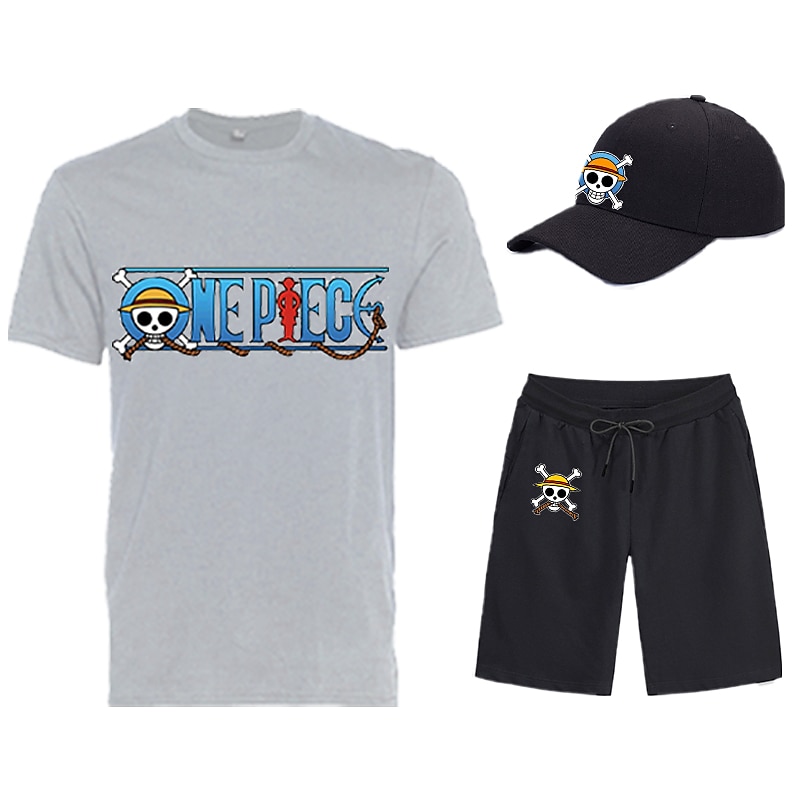 One Piece Monkey D. Luffy Japonesa/Curta Calção Boné de Baseball Imprimir Arte Gráfica Para Homens Adulto Hot Stamping Casual / Diário de 2025 por $35.99 –P3