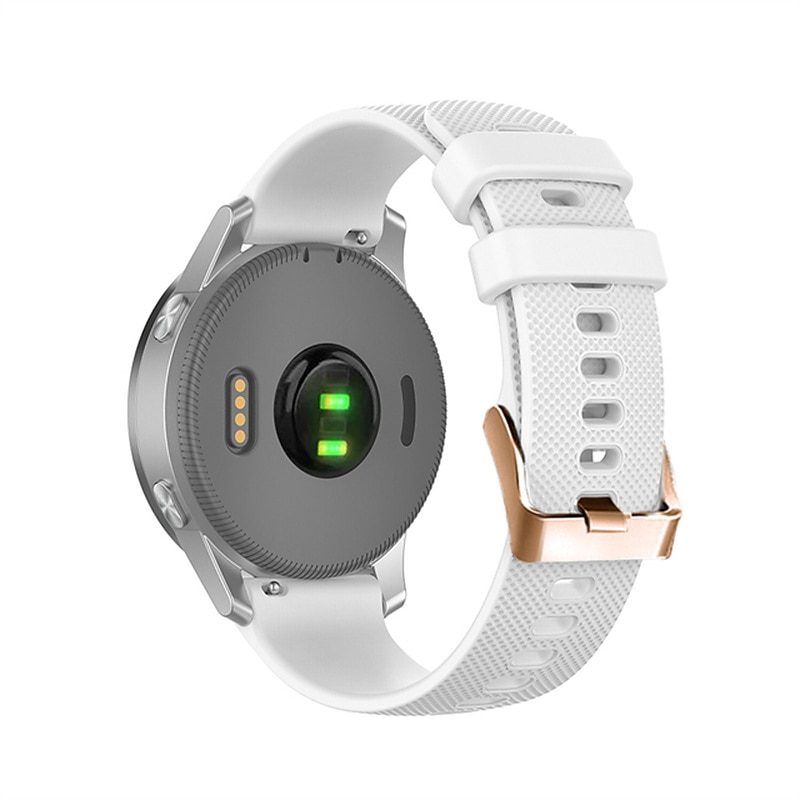 Bracelet silicone étanche 18mm 20mm pour Garmin Forerunner 265S 255S Active 5 Venu 3S 2S Sq 2 Plus Vivoactive 4S 3 Vivomove Sport, réglable de 2025 ? NZ $19.89 –P12
