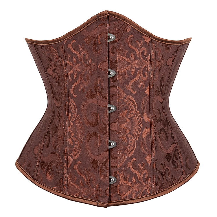 Rokoko Punk och gotiskt Medeltida kostymer Överbystkorsett Underkläder Bustier 14 plastben Maskeradkläder Dam Kunglig Bröllop Bröllopsgäst Vuxna Korsett 2026 - $26.99 –P7