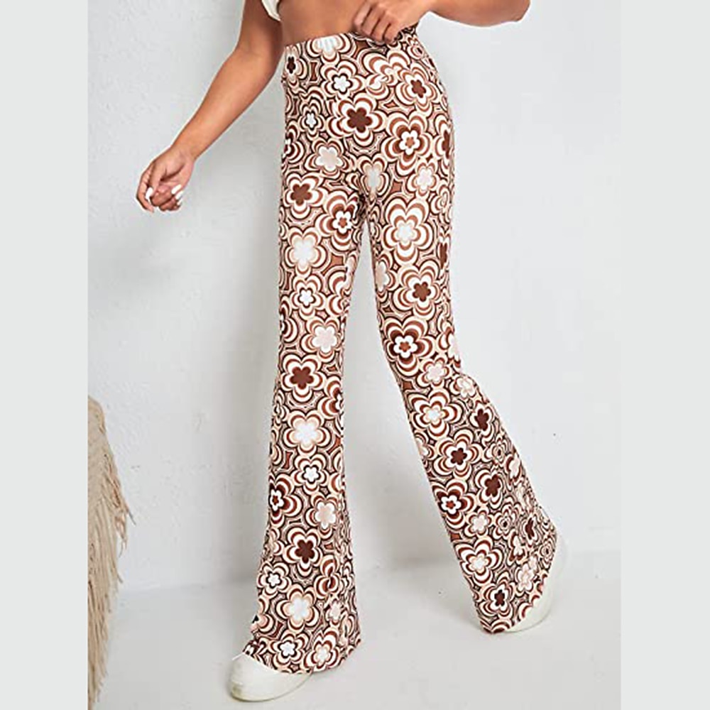 Retro Vintage Boho 1970s Trousers Bell Bottom Pants Wide Leg Pants Hippie Fancy Dress Women's Pride Parade Pride Month Adults' Pants 2026 - $21.99 –P14