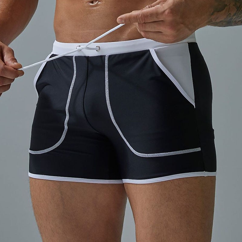 Per uomo Costumi da bagno Pantaloncini da mare Boxer da mare Pantaloncini da bagno boxer Pantaloncini Tasche Liscio Comfort Traspirante Esterno Giornaliero Per uscire Sportivo Hawaiano Nero Rosso del 2026 a $21.99 –P3