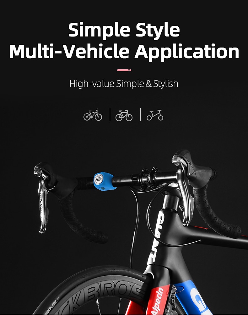 Electric Bicycle Bell 90db Horn Rain Proof MTB Bicycle Handlebar Silicone Shell Ring Bicycle Bell Accessories 2025 - $17.99 –P4