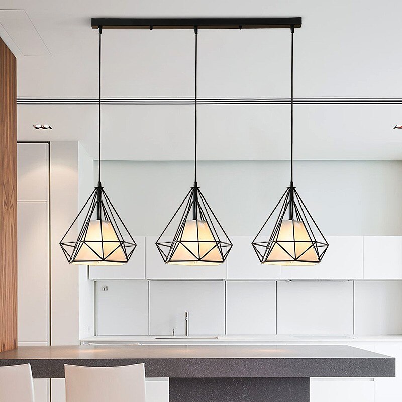 led függőlámpa 60 cm 3 fényű sputnik design csillárok étkezőbe hálószoba függőlámpák ipari festett felületek 110-240v 2025 - $229.99 –P3