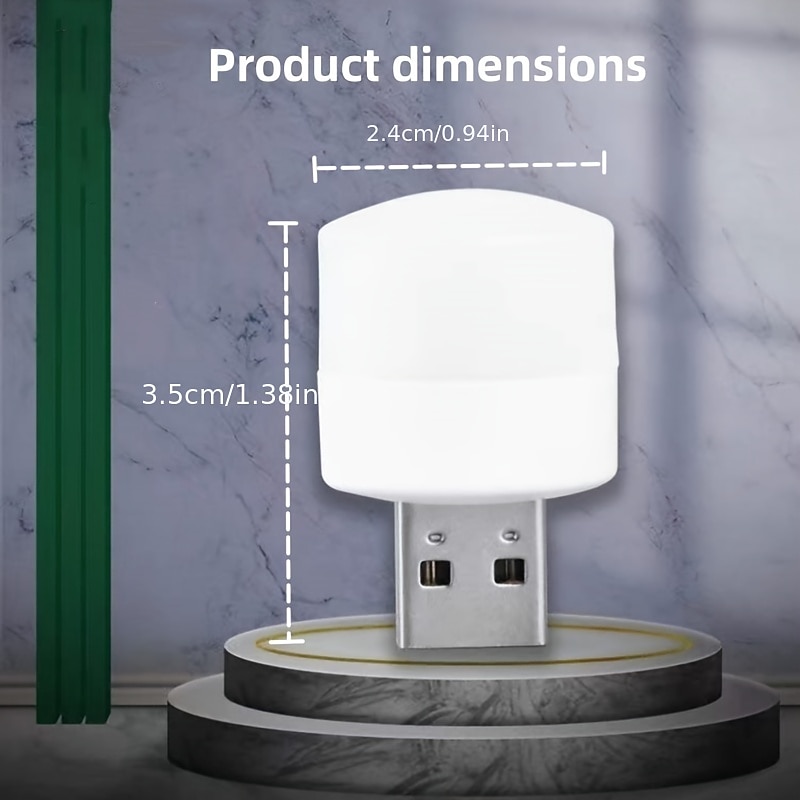 Мини-красочные ночные огни usb plug lamp 5v 1w супер яркая защита глаз книжный свет компьютер мобильная зарядка usb маленький светодиодный ночник 2025 - $8.49 –P2