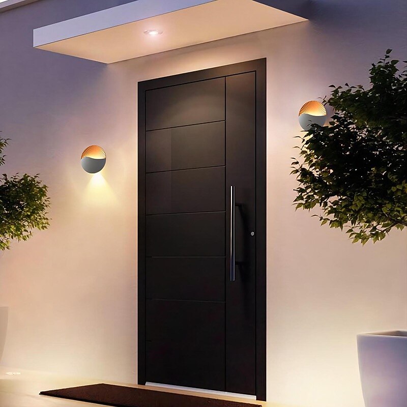 nástěnné svítidlo venkovní nástěnné světlo ip65 vodotěsné nahoru a dolů světlo moderní minimalistické schody do uličky nádvoří brána super jasné led venkovní nástěnné světlo teplé bílé 2026 - $33.99 –P5