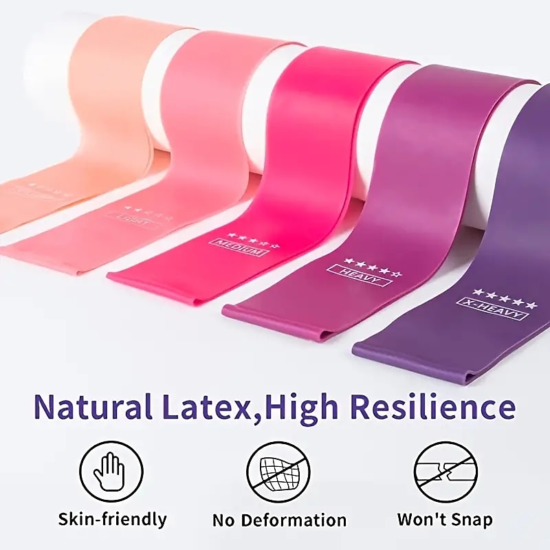 5pcs/set Different Stretch Band Resistance Tape For Exercise Workout Fitness 2025 - $16.49 –P2
