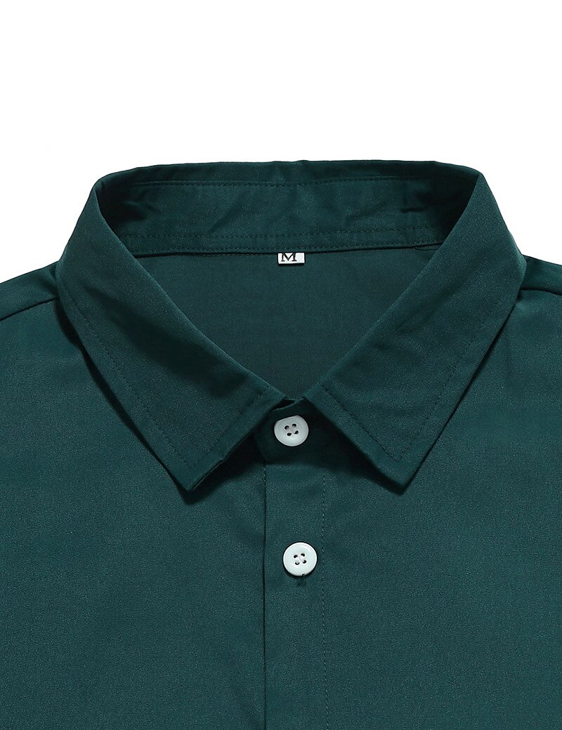 Per uomo Camicia Camicia estiva Camicia con bottoni Maglietta informale Nero Vino Rosso Blu Marrone Manica lunga Color Block Bavero Strada Da mare Di base Abbigliamento Di tendenza Comodo del 2025 a $21.99 –P20