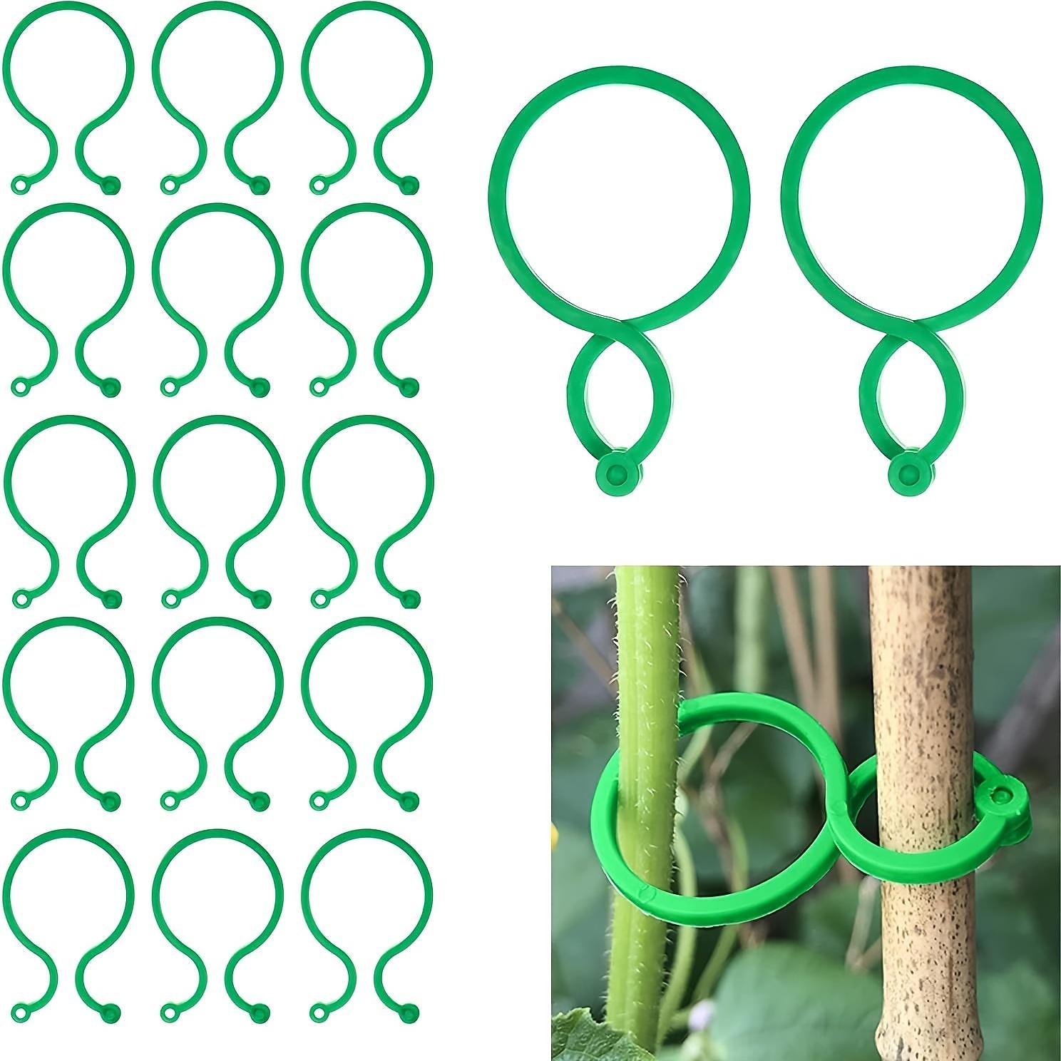 porta piante da giardino, 100 pezzi di clip per fiori di vite di pomodoro, clip per piante, clip di supporto per piante da giardino, clip per piante e clip da giardino per altre piante rampicanti, per del 2026 a $10.49 –P1