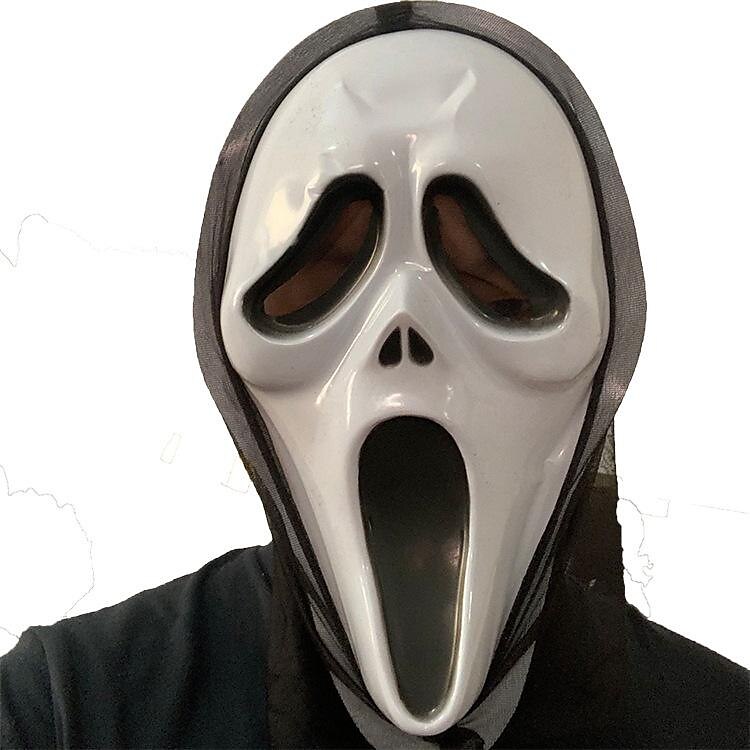 ghostface kostuum masker handschoenen duivel ghost skelet cosplay kostuums horror maskers ghost gezicht scream helm griezelig halloween party maskerade mardi gras 2025 - $19.49 –P6