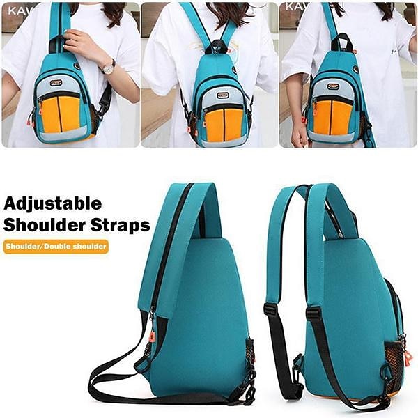 New Men's Women's Fashion Multi Function Mini Backpack Small Chest Bag Messenger Bag Female Sports Bag Travel Bagpack Crossbody Bag Girl Back Pack Waterproof Oxford Cloth Outdoor Bags 2026 - $16.99 –P2