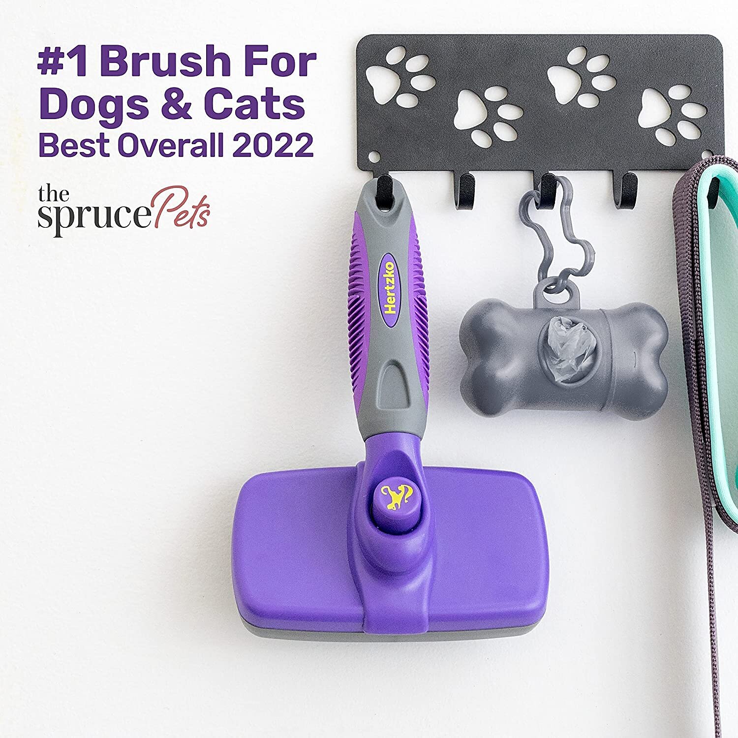 Self-Cleaning Brush for Dogs Cats - The Ultimate Dog Brush for Shedding Hair Fur - Comb for Grooming Long Haired & Short Haired Dogs Cats Rabbits & More Deshedding Tool 2025 - $19.99 –P6