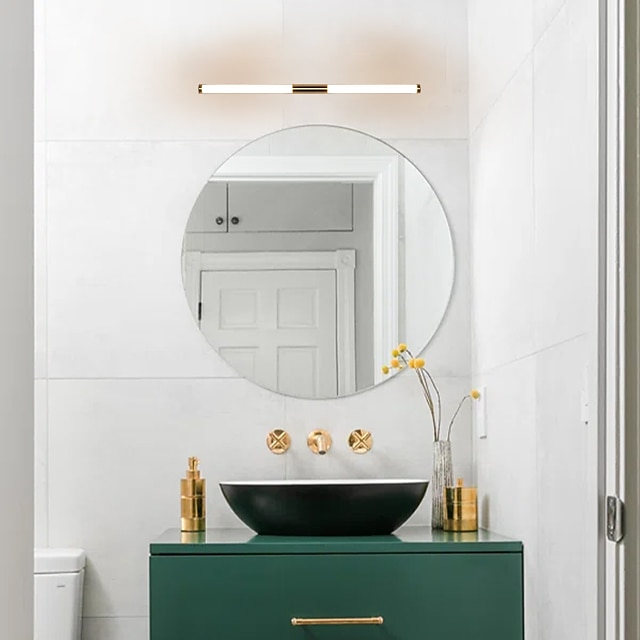 LED Vanity Light Waterproof IP20 23.6" Mirror Light Modern White Minimalist Bathroom Light Fixture Aluminum Iron Bathroom Wall Sconce Wall Mount Lighting Fixture 2025 - $82.99 –P9