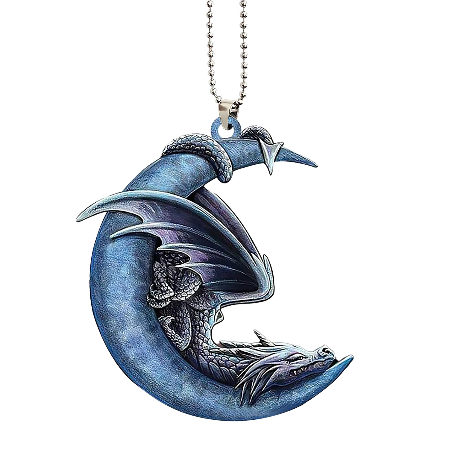 StarFire New Arrival Blue Moon With Dragon Lover Car Hanging Ornament Holiday Decoration Home Decoration Hanging Ornament 2025 - $11.99 –P1