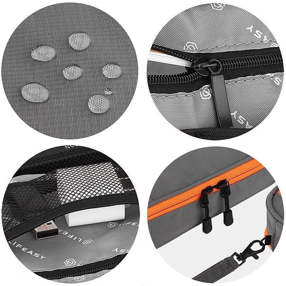 2026年 ポータブル電子アクセサリー トラベル ケース、ケーブル オーガナイザー バッグ iPad 用ガジェット キャリー バッグ、ケーブル、電源、USB フラッシュ ドライブ、充電器  コレクション – $18.99 –P9